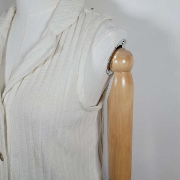 Madewell Mixed Button Ribbed Polo Perfect Summer Tank Size Small - Picture 4 of 12